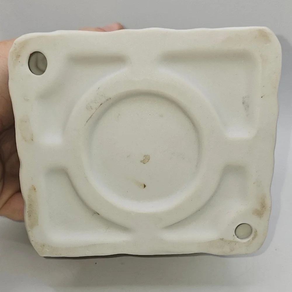 Harley-Davidson Motor Co Winter Cabin Ceramic Candle Holder Wax Warmer Vintage